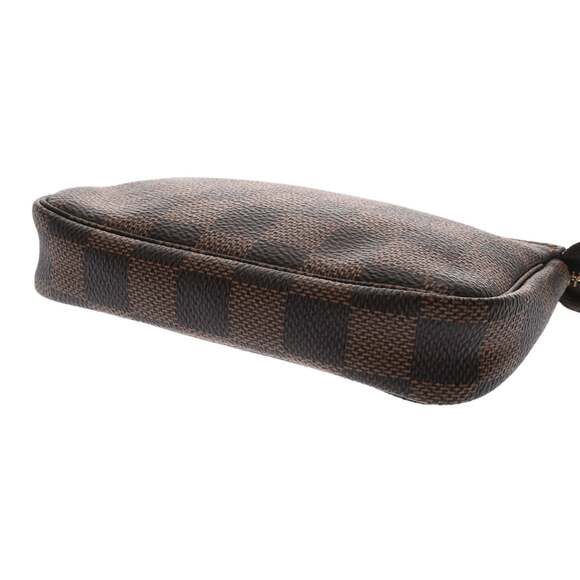 LOUIS VUITTON Authentic Brown Damier Canvas Pochette Pouch - Picture 6 of 11